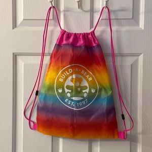 Rainbow 🌈 Tye-Dyed Build-A-Bear Backpack